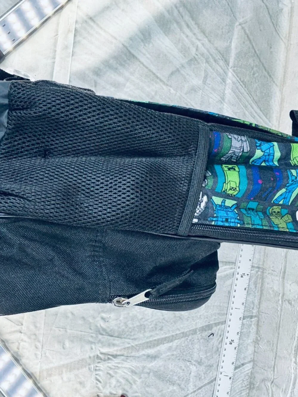 Minecraft Backpack Creeper Design